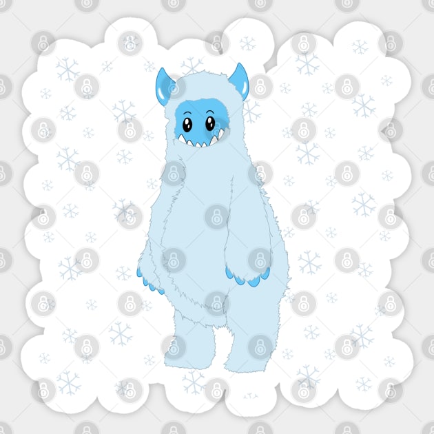 Yeti Sticker by PinkyLewo